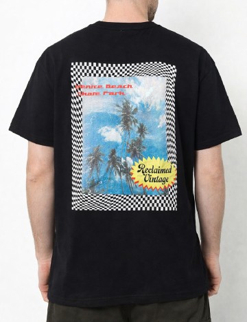 Tricou Reclaimed Vintage, negru