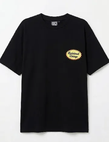 Tricou Reclaimed Vintage, negru