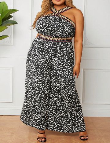 Salopeta SHEIN CURVE, negru