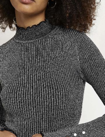 Bluza River Island, argintiu