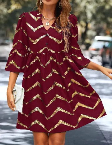 Rochie scurta SHEIN, visiniu