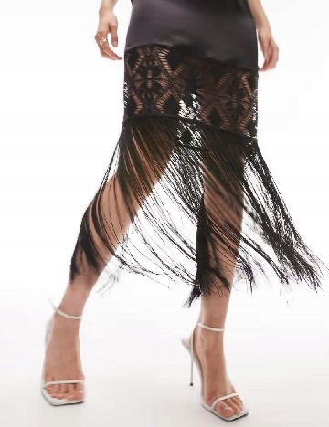 Rochie medie Top Shop, negru