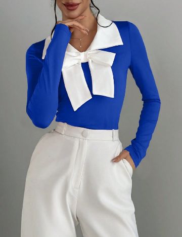 Bluza SHEIN, albastru