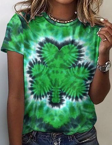 Tricou SHEIN CURVE, verde