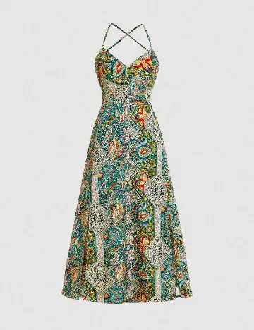 Rochie lunga SHEIN, mix culori