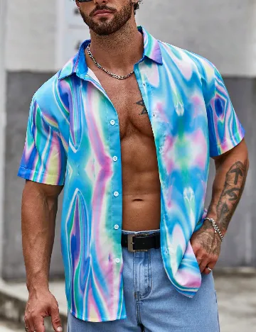 Camasa SHEIN, mix culori