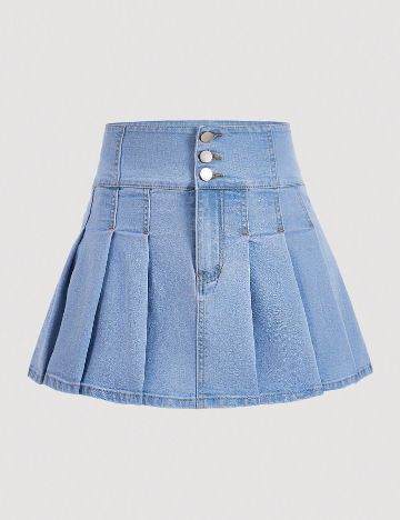Fusta SHEIN, albastru