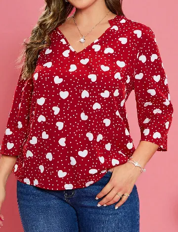 Bluza Emery Rose Curve, rosu