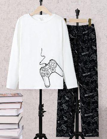 Pijama Shein Kids, mix culori