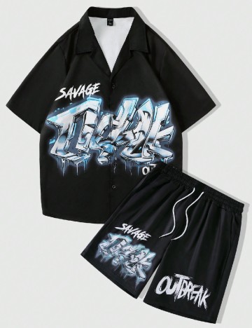 Compleu Romwe, negru