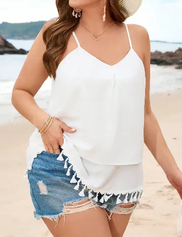 Maiou SHEIN CURVE, alb