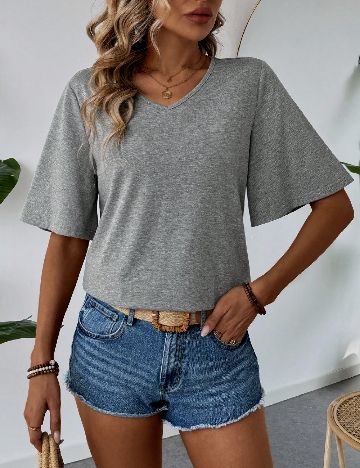 Tricou Emery Rose, gri