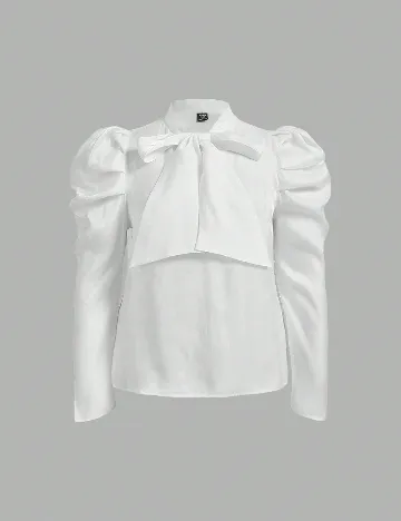 Bluza SHEIN CURVE, alb