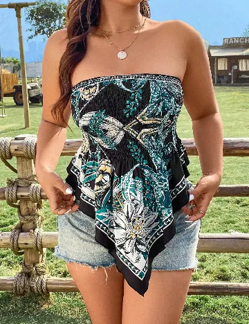 Top SHEIN CURVE, mix culori