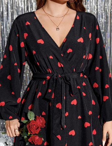 Rochie medie SHEIN CURVE, negru