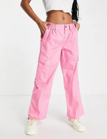 Pantaloni ASOS, roz