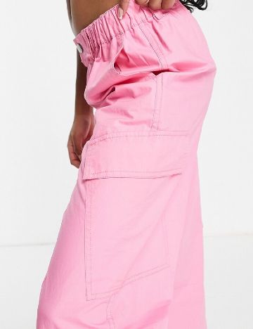 Pantaloni ASOS, roz