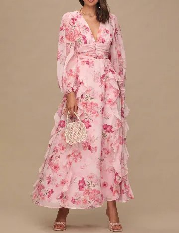 Rochie lunga SHEIN, roz