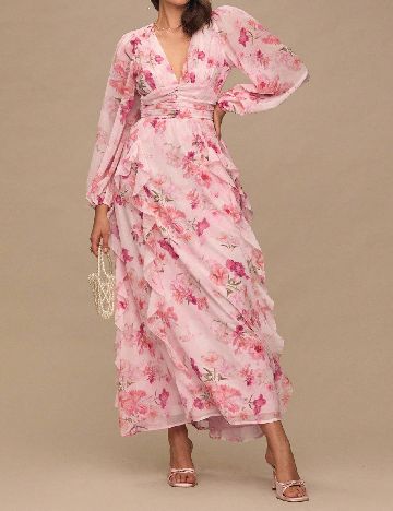 Rochie lunga SHEIN, roz