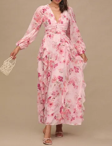 Rochie lunga SHEIN, roz