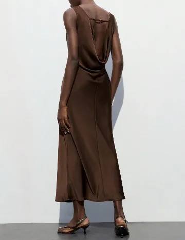 Rochie lunga SHEIN, maro