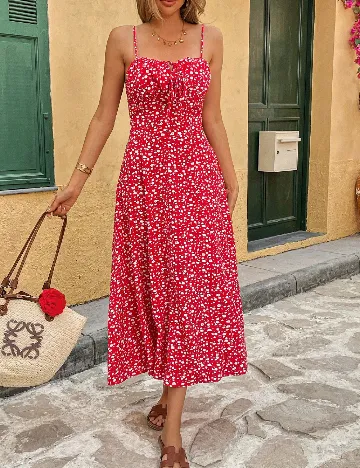 Rochie medie SHEIN, rosu