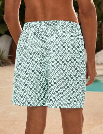 Short de baie SHEIN, verde