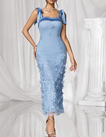 Rochie lunga SHEIN, albastru