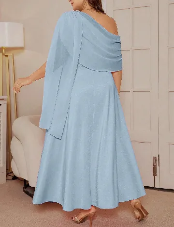 Rochie lunga SHEIN CURVE, bleu