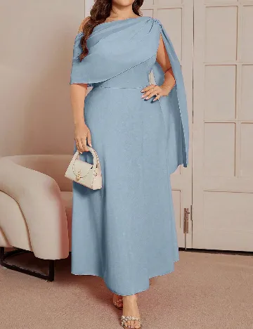 Rochie lunga SHEIN CURVE, bleu