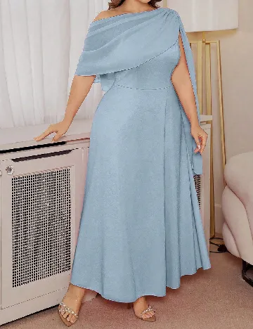 Rochie lunga SHEIN CURVE, bleu