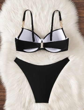 Costum de baie SHEIN, negru