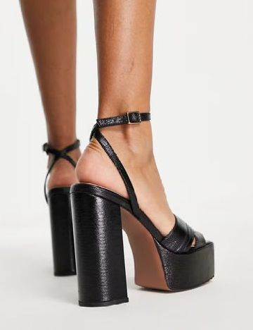 Sandale ASOS, negru