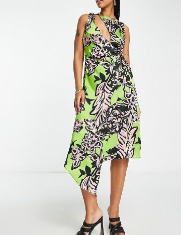 Rochie medie Top Shop, verde