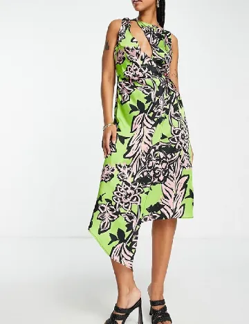 Rochie medie Top Shop, verde
