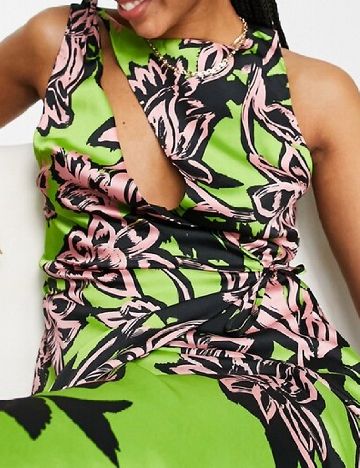 Rochie medie Top Shop, verde