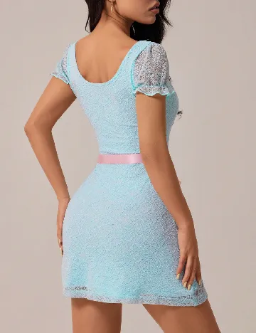 Rochie scurta SHEIN, bleu