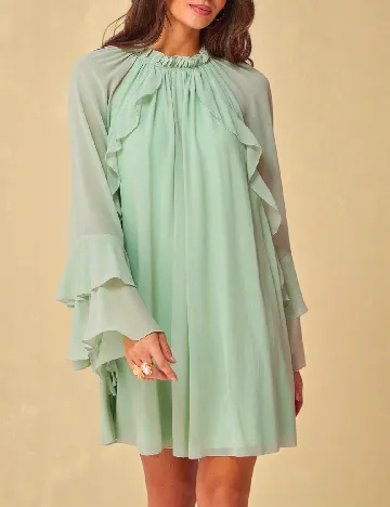 Rochie scurta SHEIN, verde