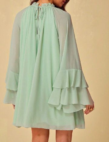 Rochie scurta SHEIN, verde