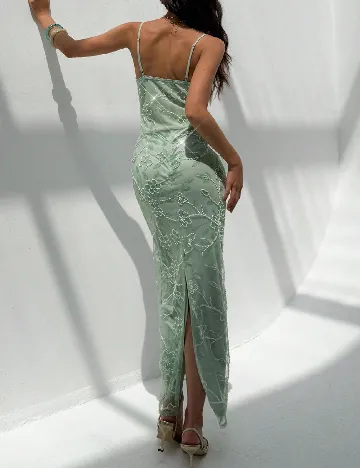 Rochie lunga SHEIN, verde