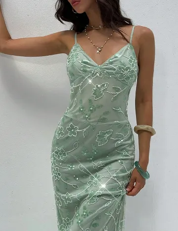 Rochie lunga SHEIN, verde