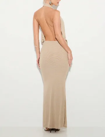 Rochie lunga KIZN, crem