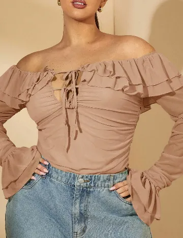 Body SHEIN CURVE, maro