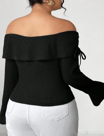 Bluza SHEIN CURVE, negru