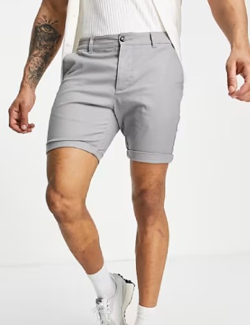 Pantaloni scurti ASOS, gri
