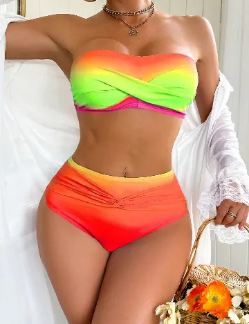 Costum de baie SHEIN, mix culori