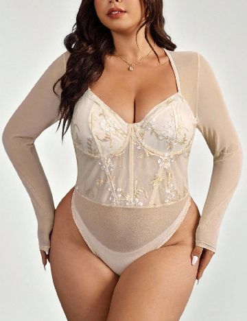 Body SHEIN CURVE, crem