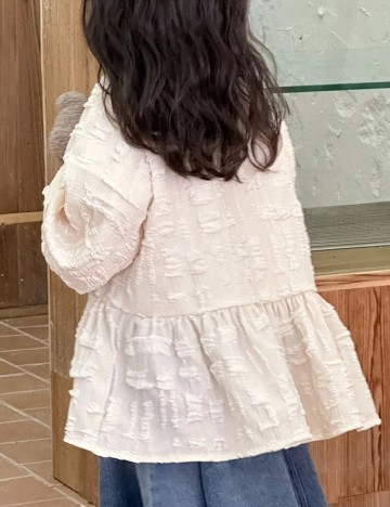 Bluza Shein Kids, crem