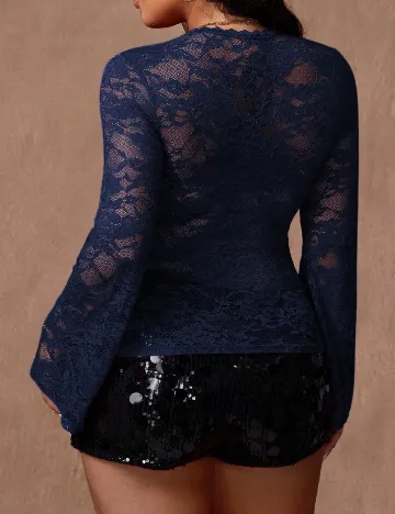 Bluza SHEIN CURVE, albastru