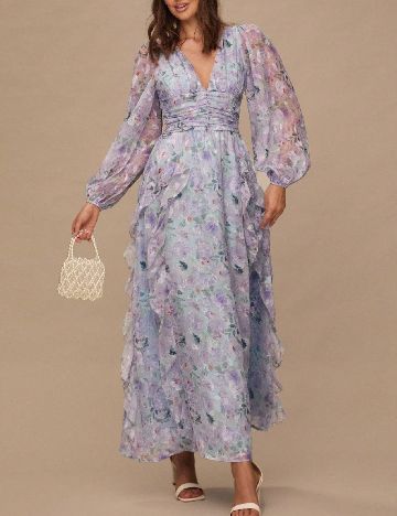 Rochie lunga SHEIN, floral print